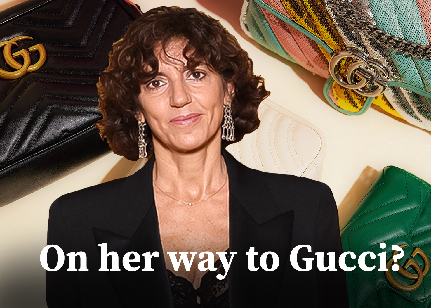 Kering Deputy CEO Francesca Bellettini and Gucci CEO Stefano Cantino