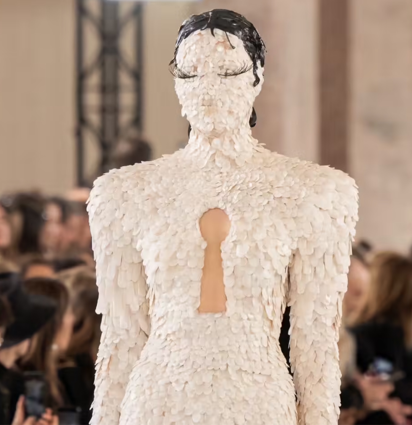 The "Creature Dress" at the Schiaparelli show