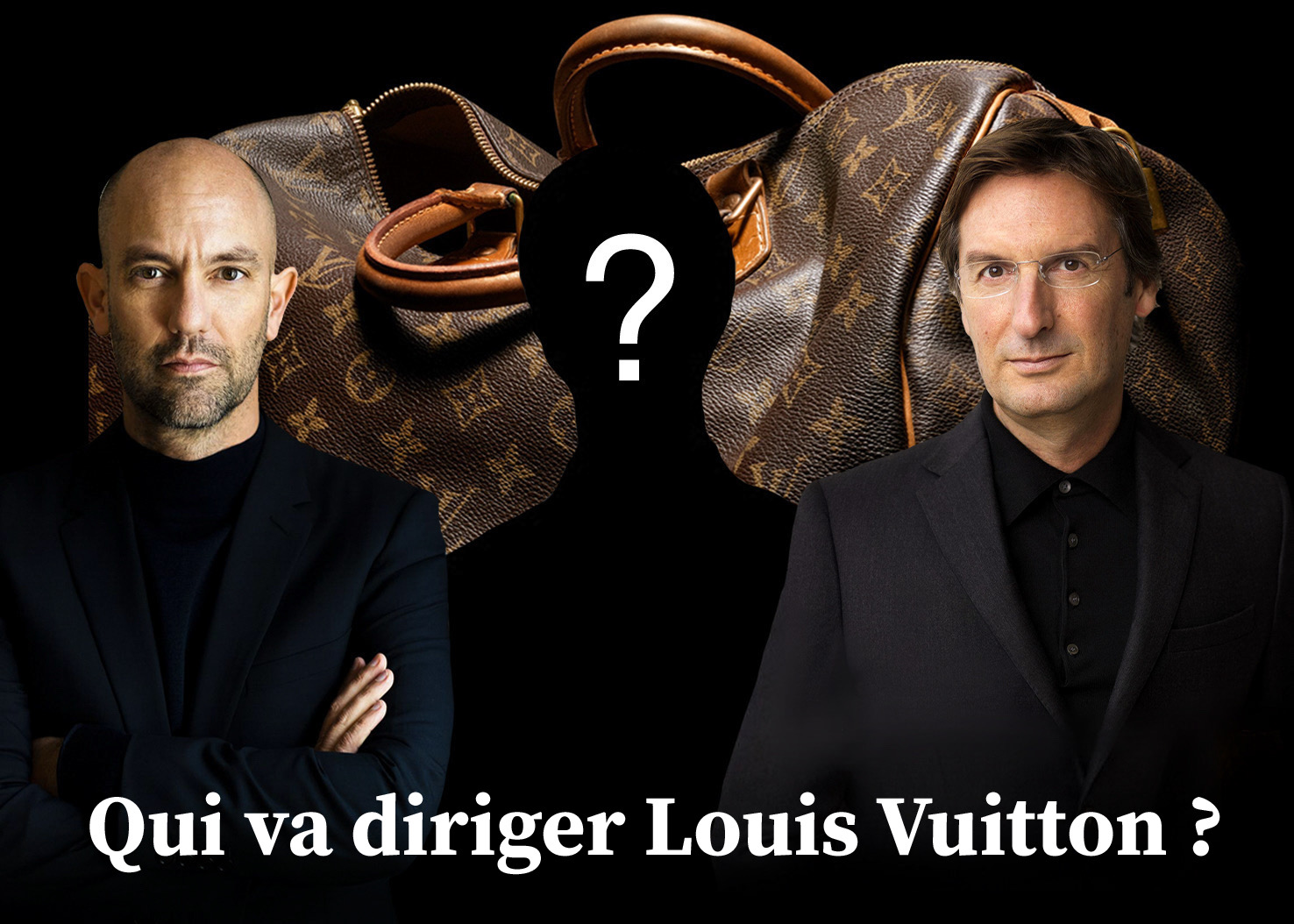 DG adjoint de LV Damien Bertrand and DG de LV Pietro Beccari