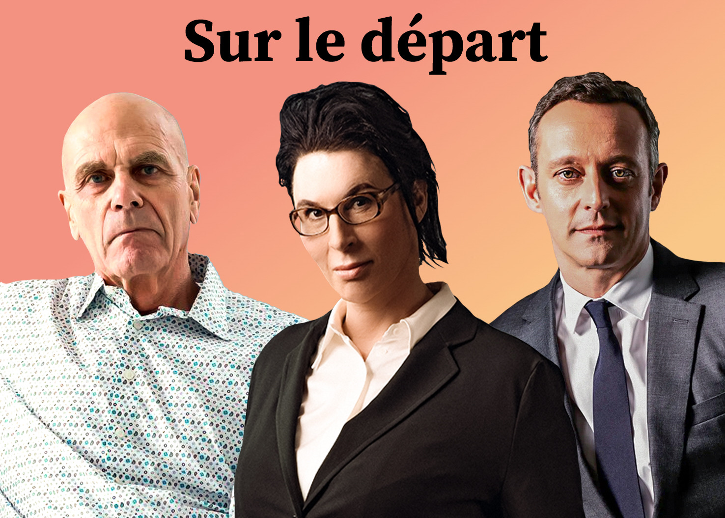 De gauche à droite: Peter Harf, Sue Nabi et Stéphane Rinderknech