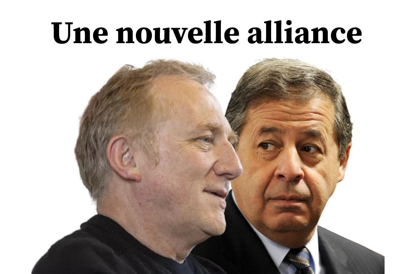 François-Henri Pinault, PDG de Kering, et Rachid Mohamed Rachid, PDG de Mayhoola