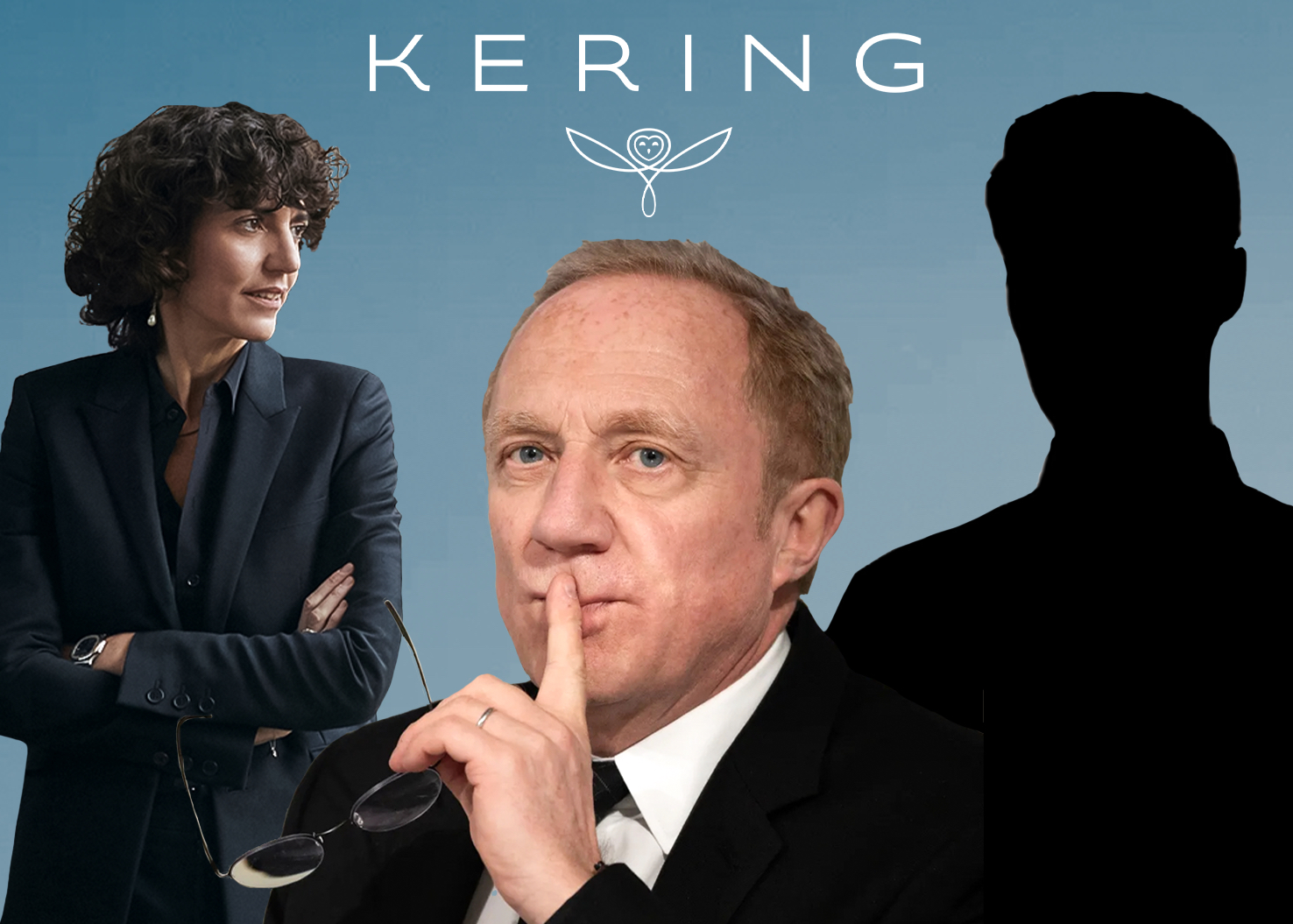 Deputy CEO Francesca Bellettini and CEO François-Henri Pinault