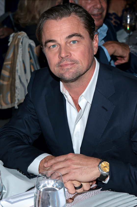 Leonardo DiCaprio wears an ID Genève watch