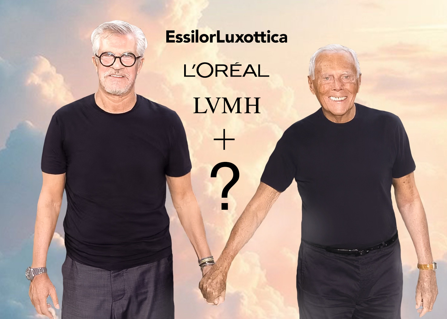 Leo Dell'Orco et Giorgio Armani